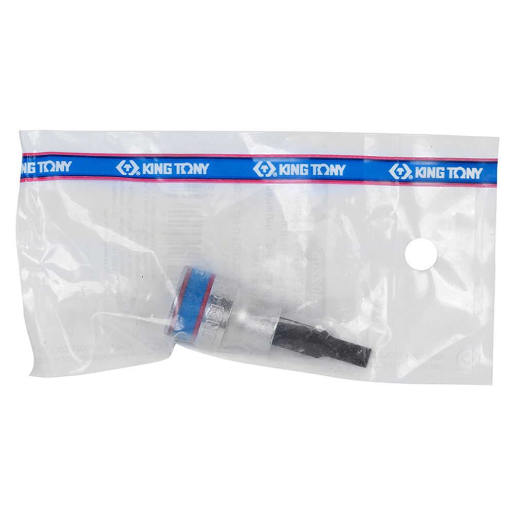 KING TONY (302205) Насадка (бита) торцевая 3/8", L = 50 мм, Slotted SL5.0