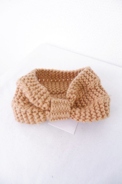 Повязка на голову шерстяная