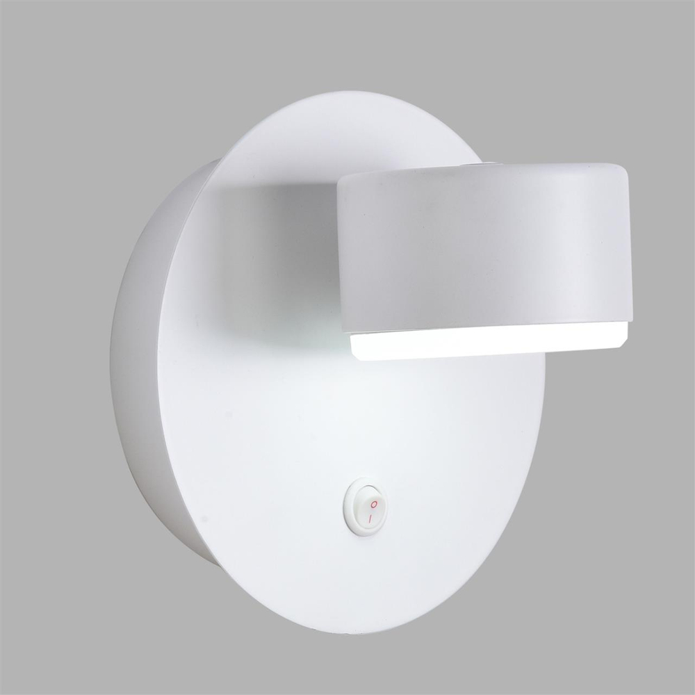 8343/1W COMFI LN26 252 белый, металл Бра GX53 LED 1*7W 220V TORINA