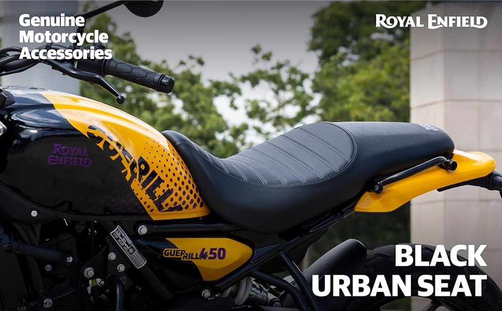 Водительское сиденье Urban Royal Enfield, черное Guerrilla 450 KXA00474