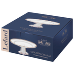 Блюдо сервировочное на ножке 20*8см "Golden Charm"