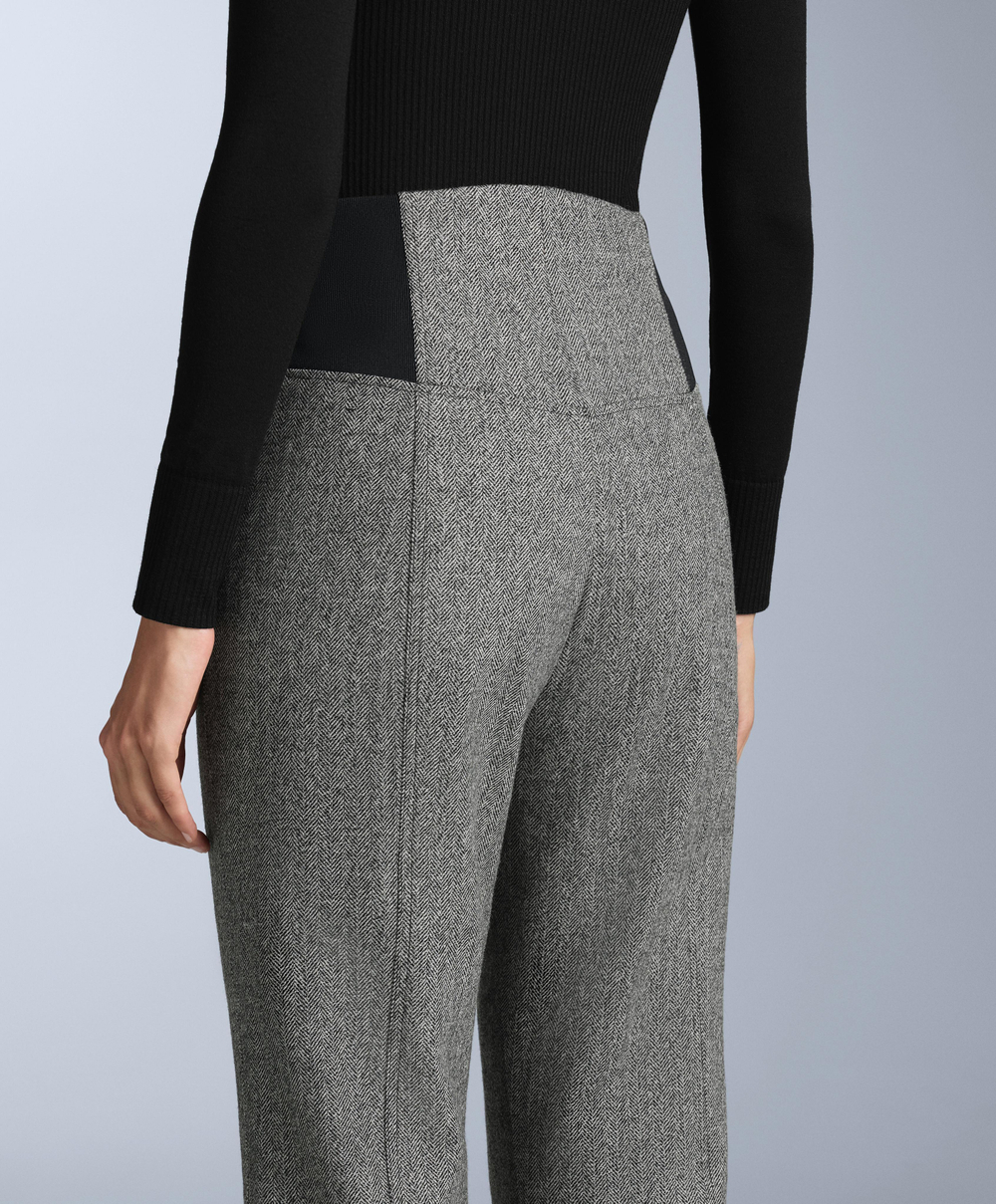 OYSHO Расклешенные брюки FELLEX® Wool Blend SKI с высокой посадкой, водостойкие, антрацитово-серый