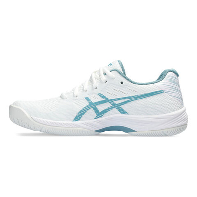 Женские теннисные кроссовки ASICS Gel-Game 9 All Court Shoe Women - White, Petrol
