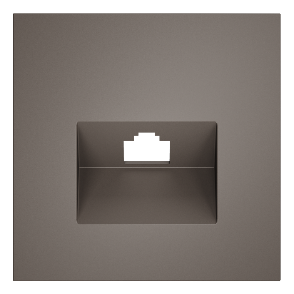 Накладка для розетки компьютерной RJ45 кат.6, S70 (капучино)