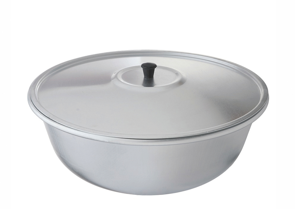 МИСКА АЛЮМИНИЙ 360 10л SCOVO С КРЫШКОЙ (8)