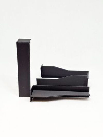 Соединитель для плинтуса 70x12 мм, белый пластиковый - 4 шт.