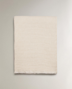Zara Home плед из хлопка, зелёный · 3121/004