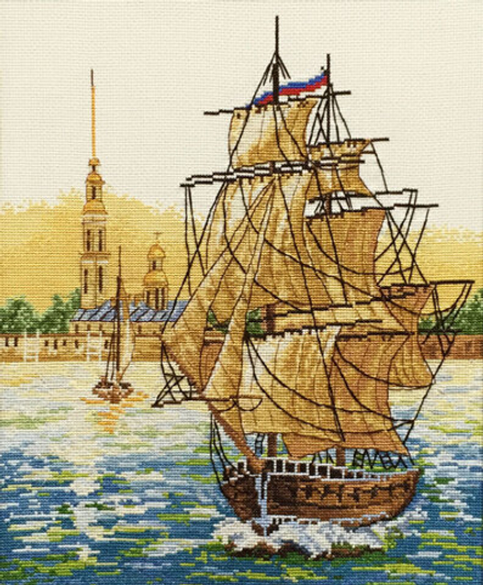Набор для вышивания "Невский мотив" по картине И. Морозова 30 х 35 см (Россия)