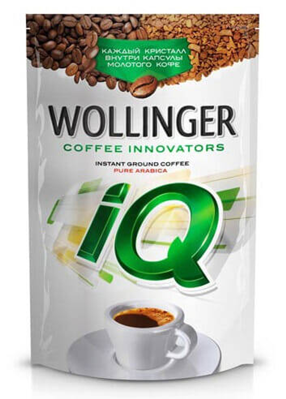 Кофе растворимый с молотым Wollinger IQ 150 г
