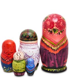 Народные промыслы МР-13/ 3-H Матрешка 5м «Семейка Большая»