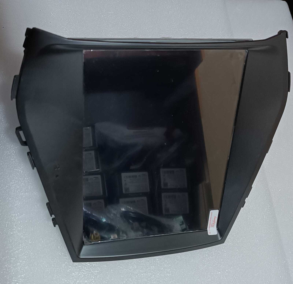 Магнитола для Hyundai Santa Fe 3 DM 2012-2018 (климат на ШГУ) - Carmedia ZF-1157-DSP вертикальный экран 10.4" в стиле "Тесла" на Android 9, 4/64 ГБ