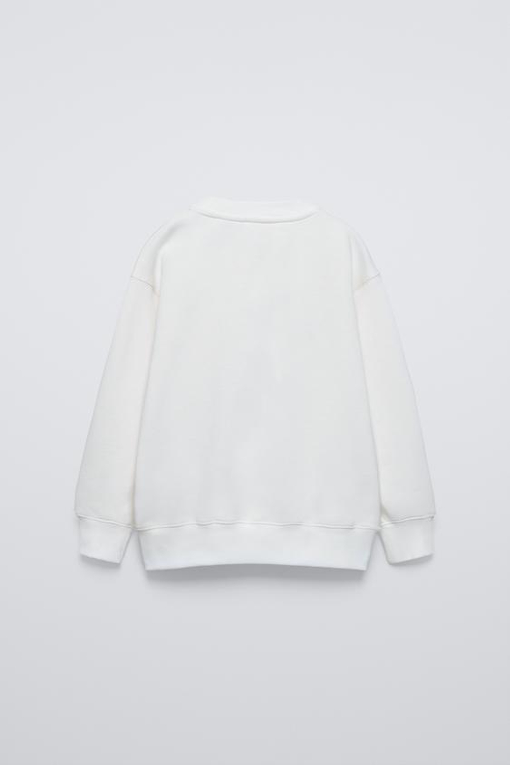 ZARA ТОЛСТОВКА С ПРИНТОМ LILO & STITCH © DISNEY, ЖЕЛТОВАТО-БЕЛЫЙ