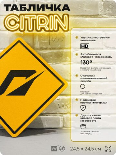Табличка декоративная "Need for Speed" на дверь и стену, прикольная штука в подарок геймеру, декоративный знак, 24,5х24,5 см, Айдентика Технолоджи