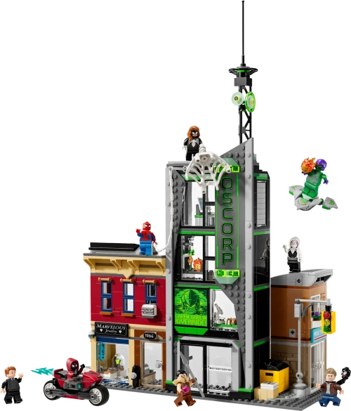 Конструктор LEGO Marvel 76324 Человек-паук против Oscorp