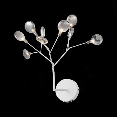 SL411.511.09 Бра ST-Luce Белый/Дымчатый G4 9*1,5W RICCARDO