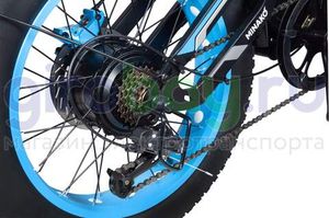 Электровелосипед Minako APEX (48V/20Ah) - Синий фото №15