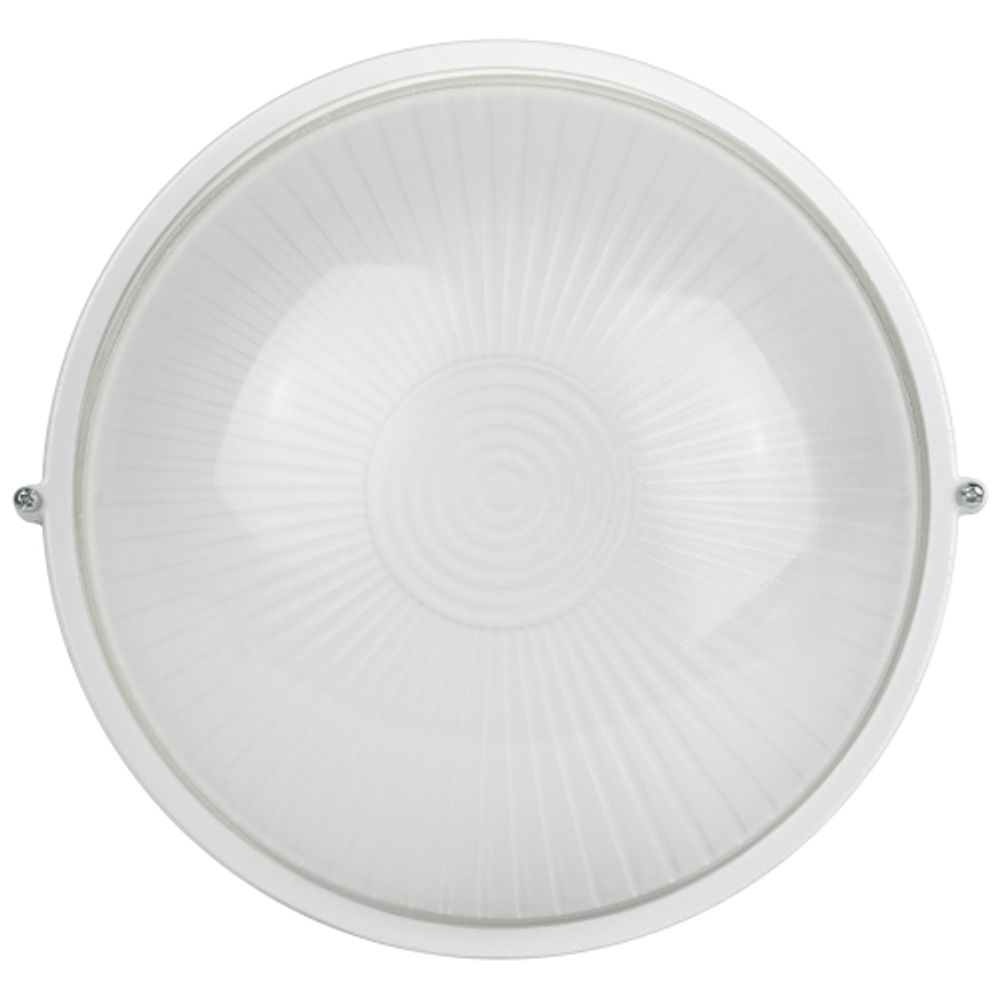 Светильник ЭРА НБП 03-100-001 Акватермо алюминий/стекло IP54 E27 max 100Вт D240 круг белый