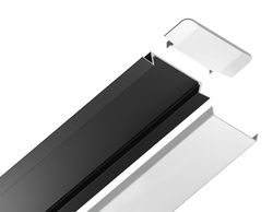 Ambrella Алюминиевый профиль встраиваемый 30.6*6 для светодиодной ленты до 19,8мм Alum Profile GP1100BK