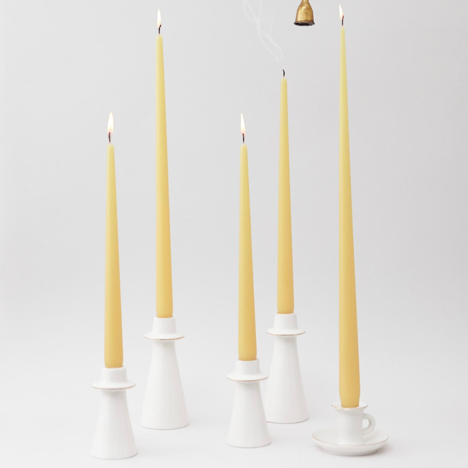 Свеча классическая 40 см, желтый