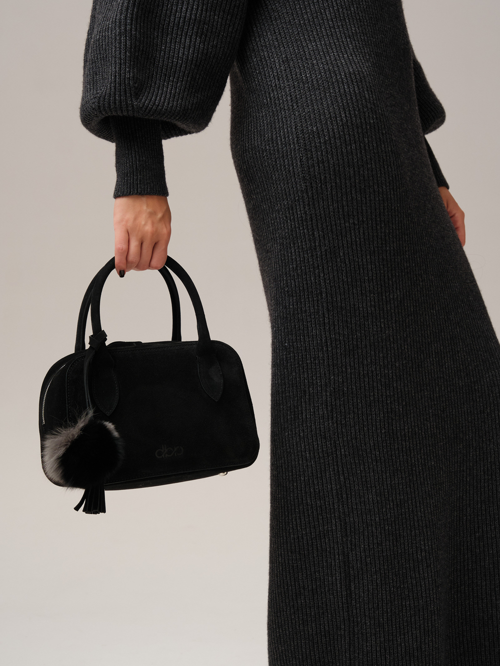 Замшевая сумка DBR 31348 черный