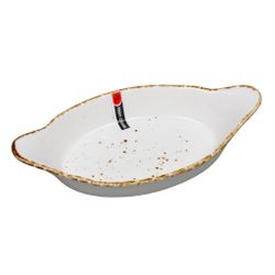 Блюдо овальное 22*11,5*3 см 240 мл с ручками   P.L. Proff Cuisine [6]