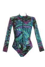 Совместный купальник с длинным рукавом Alexandra (Размер: B/L) (Цвет: желтый)