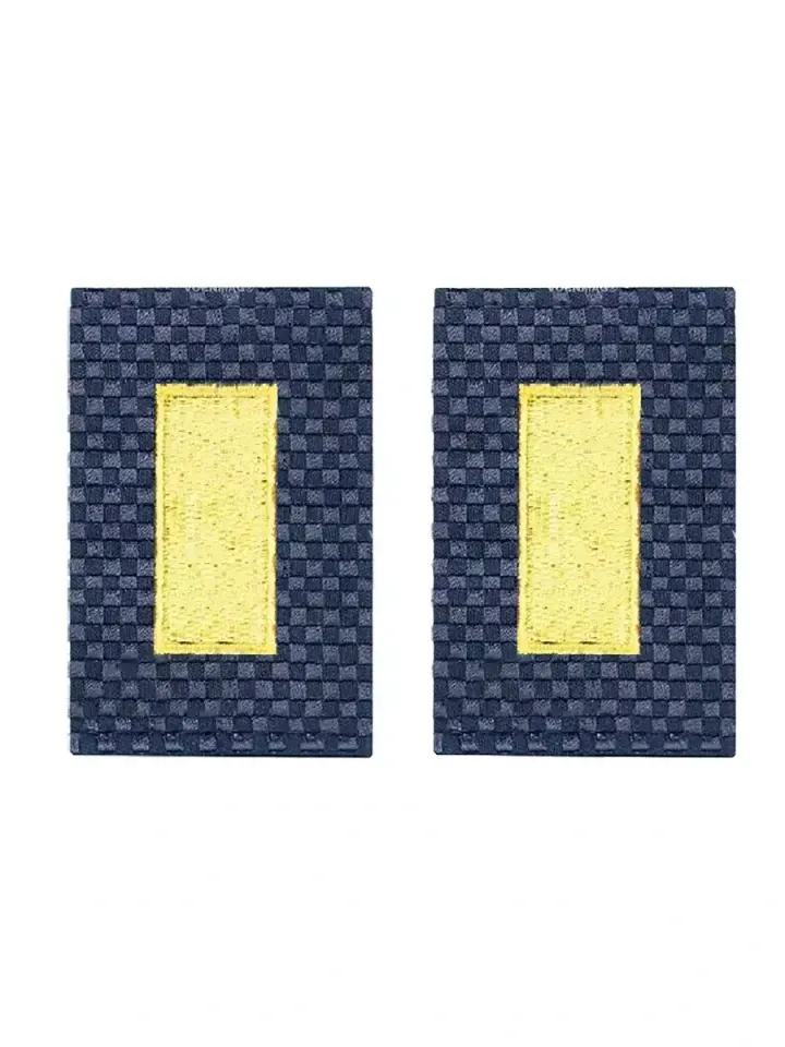 Фальшпогоны Полиция нового образца жаккардового плетения старшина