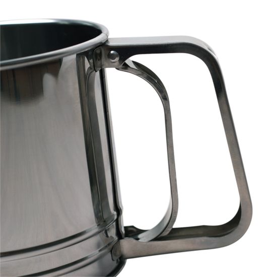 Кружка-сито с одинарным ситовым дном Kamille КМ-7783 для просеивания муки