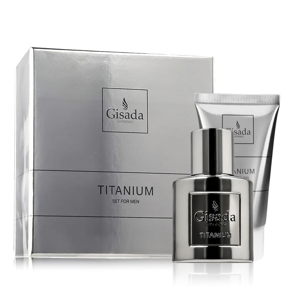 Gisada Titanium EDP 50 ml + SG 100 ml (unisex) 1 pcs