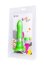 Вибратор зеленый со съемной присоской 5 режимов (19,5 см , зеленый) (Цвет: зеленый)