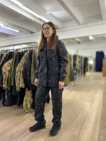 Женская горка Валькирия / весна-лето / черный питон