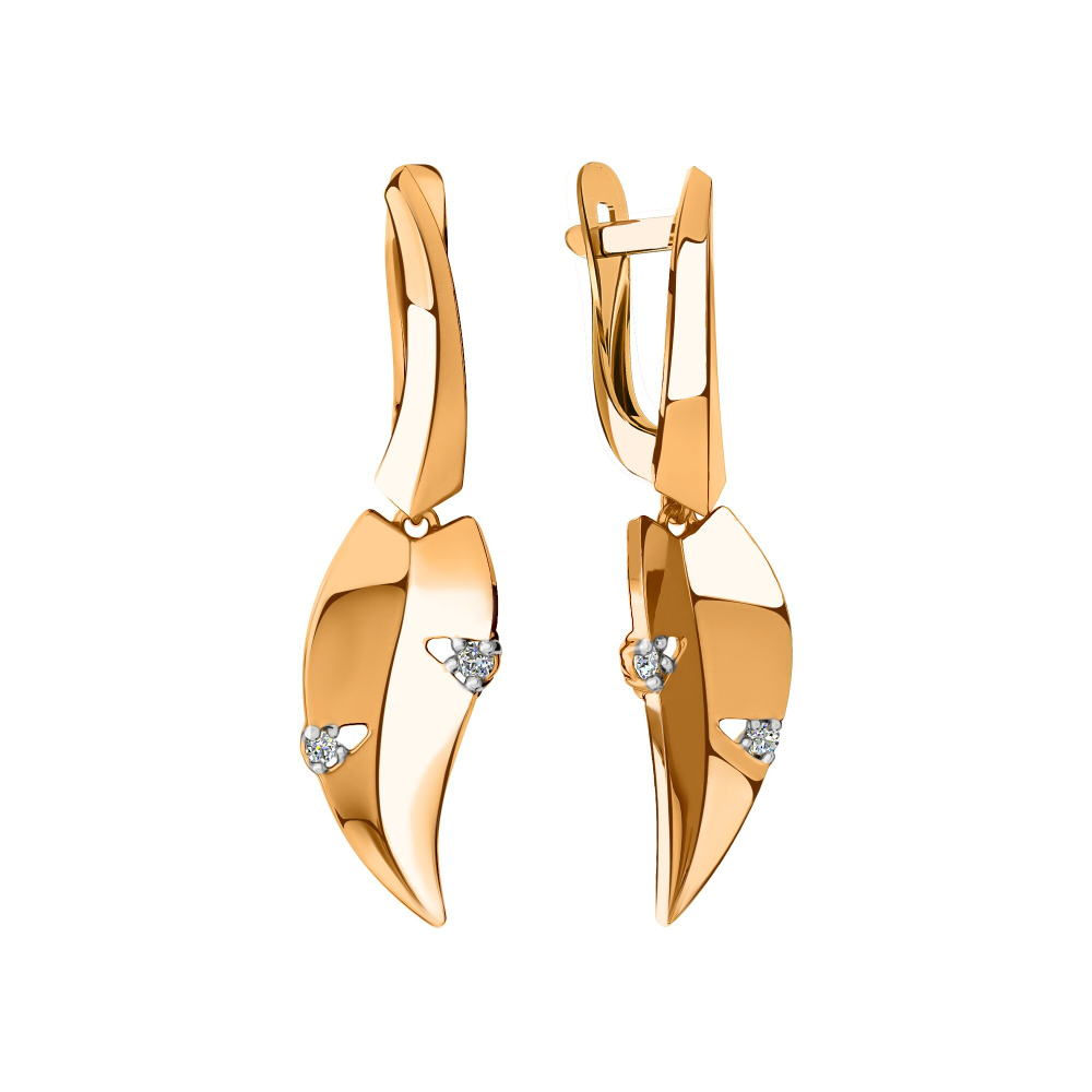 Серьги из золота 585 пробы