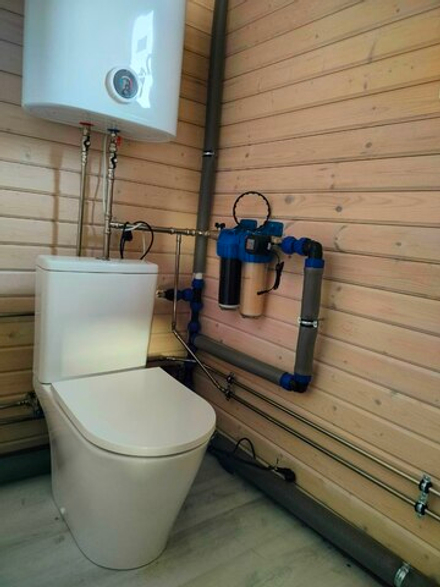 Установка унитаза