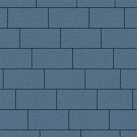 Тротуарная плитка ПРЯМОУГОЛЬНИК 300х150 мм - Стандарт Синий