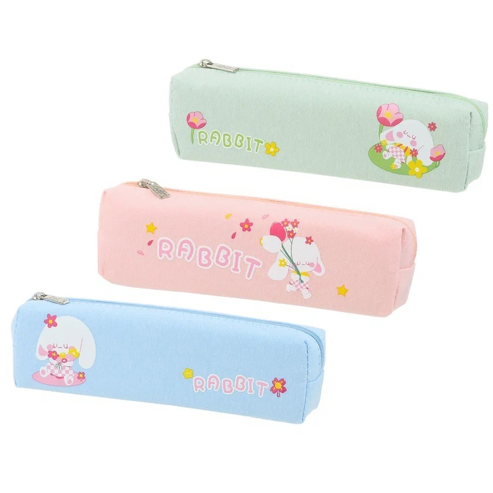Пенал-косметичка Basir без наполнения, 19,5*6*4 см, серия "Зайчик", ассорти