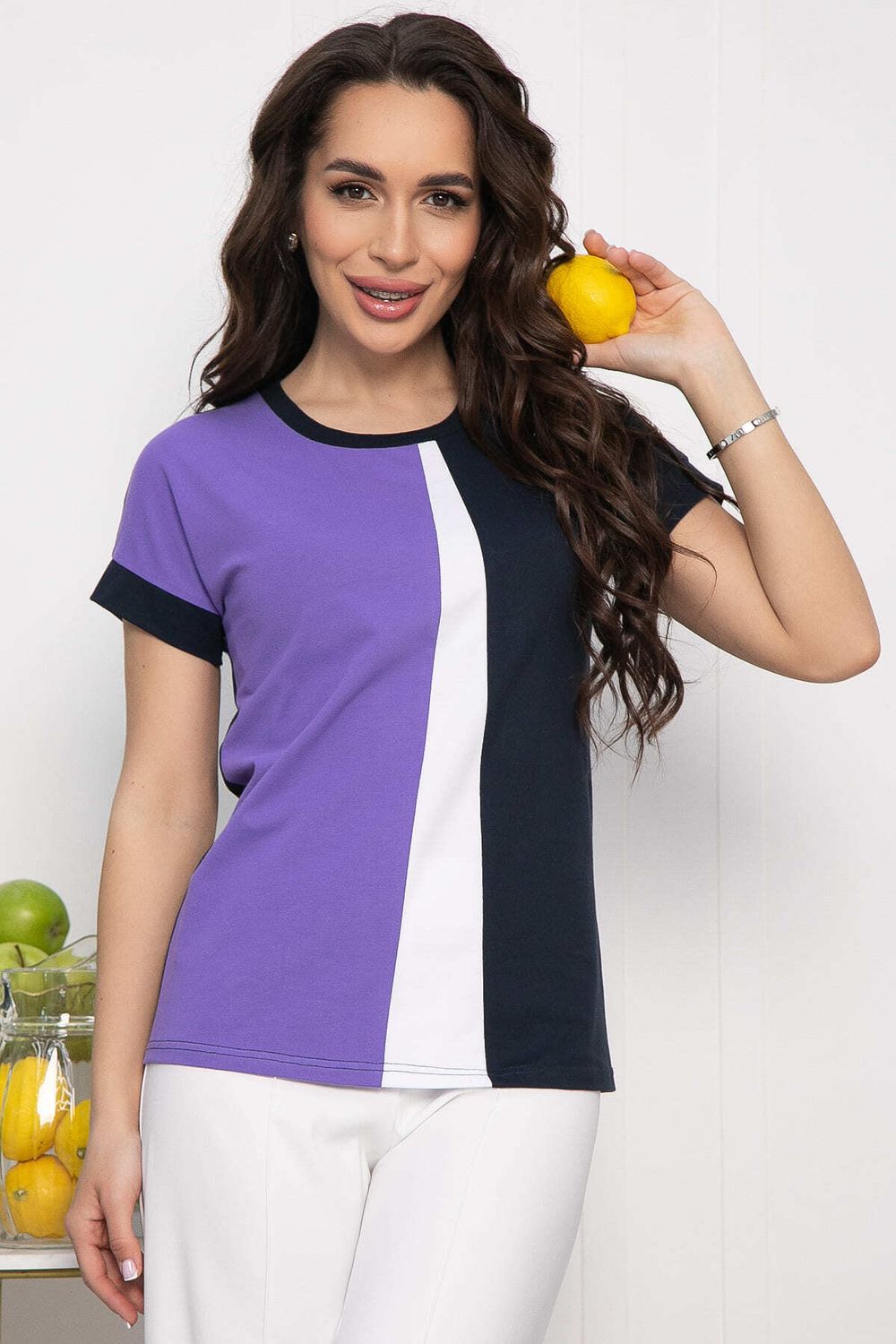 Футболка Техас (синяя) Б13659-50М LT Collection