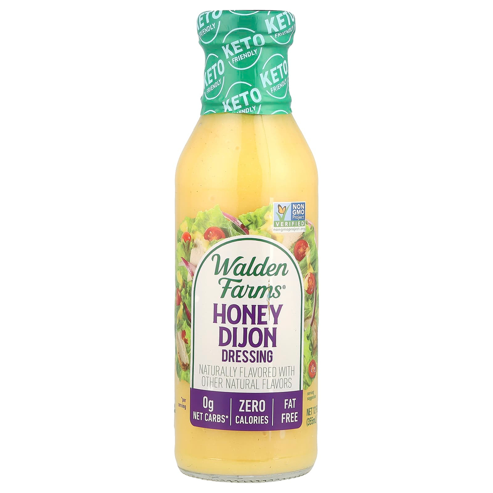 Walden Farms, Медово-дижонский соус, 12 жидких унций (355 мл)