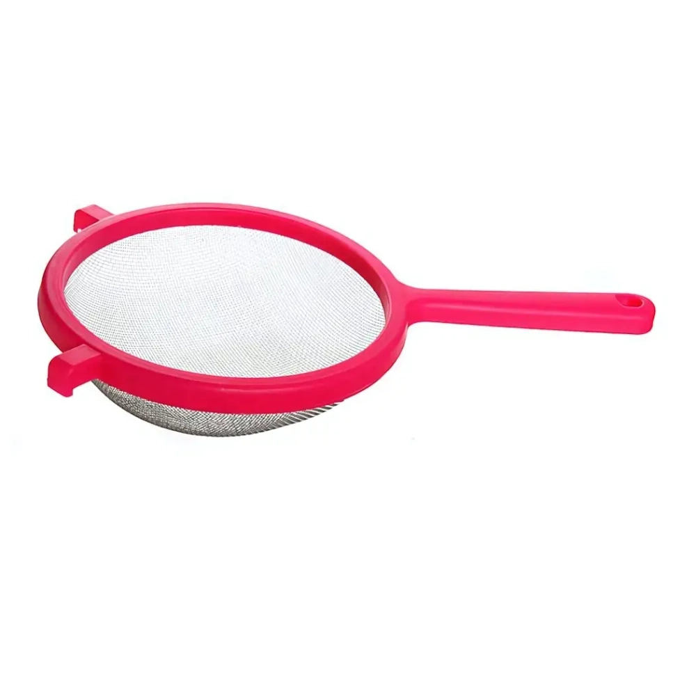 Сито металлическое 16 см с пластиковой ручкой