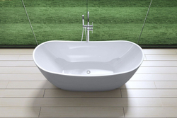 Акриловая ванна ARTMAX AM-502-1800-780 отдельностоящая со сливом-переливом ,сифон в комплекте