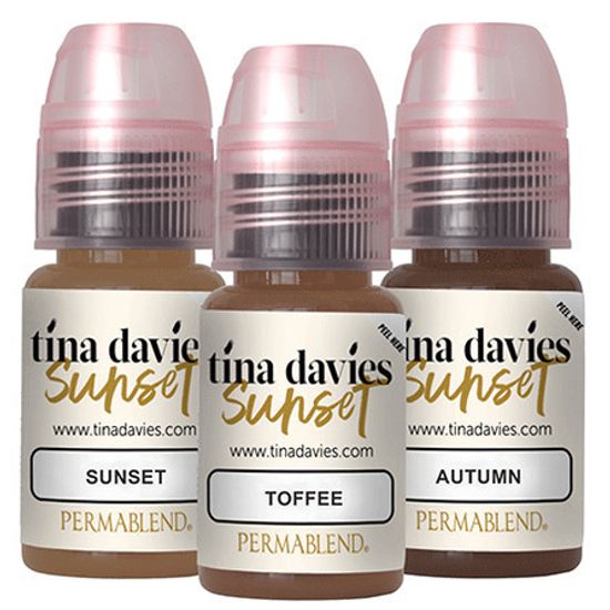 Perma Blend. Пигмент для татуажа бровей "Tina Davis Sunset"