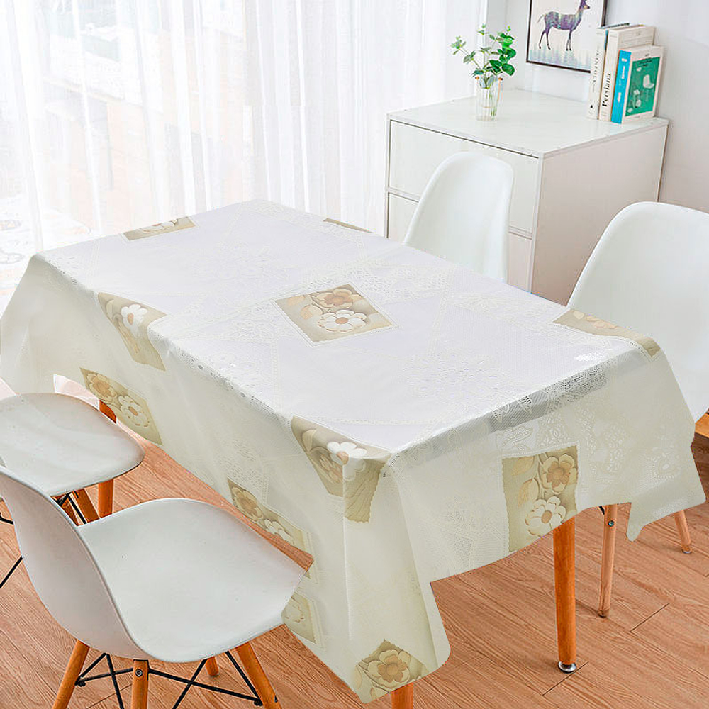 Клеенка столовая 137см*20м, ПВХ, NN-1008606