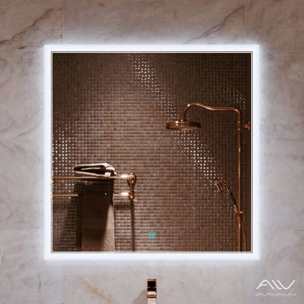 Зеркало Emma 80 с подсветкой и антизапотеванием