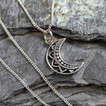 Подвеска МЕСЯЦ с  цепочкой, серебро