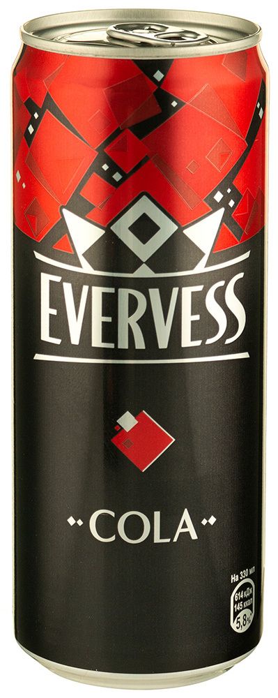 Газ напиток Эвервесс, кола, 0,33 л