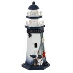 Фигурка декоративная Маяк с подсветкой, в ассортименте