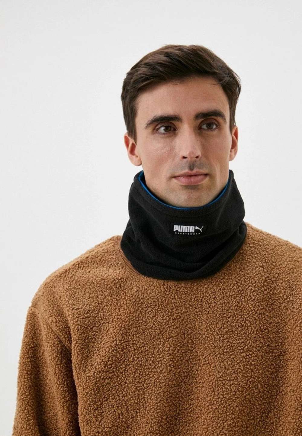 Шарф-снуд PUMA Reversible Fleece Neck Warmer Jr, 05408901, черно-синий