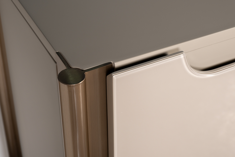 Комод 160x42x80см Garda Decor Grimaldi светло-бежевого цвета