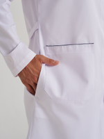 Прорезь в карман Халат Х-207/2 с длинным рукавом MediS