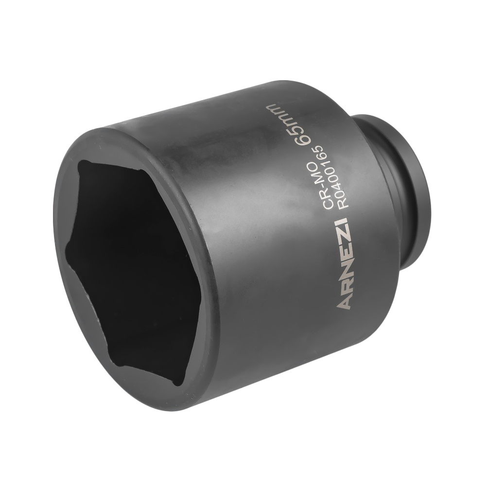 Головка ударная 3/4" 6-гр. 65 мм Cr-Mo удлиненная, на холдере ARNEZI R0400165