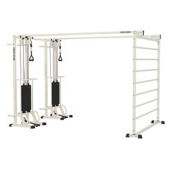 Сдвоенная рама и шведская стенка IK36 серый